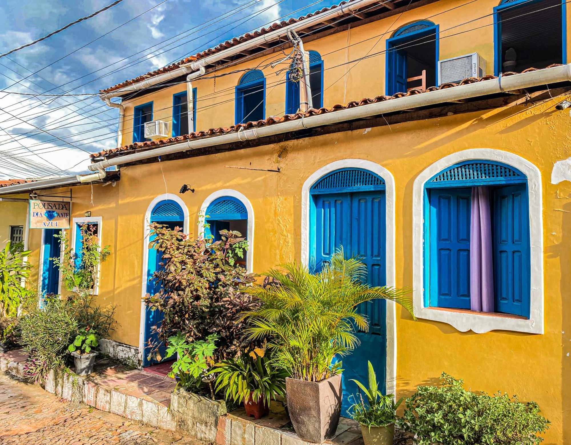 Pousada Diamante Azul Lencois Bagian luar foto